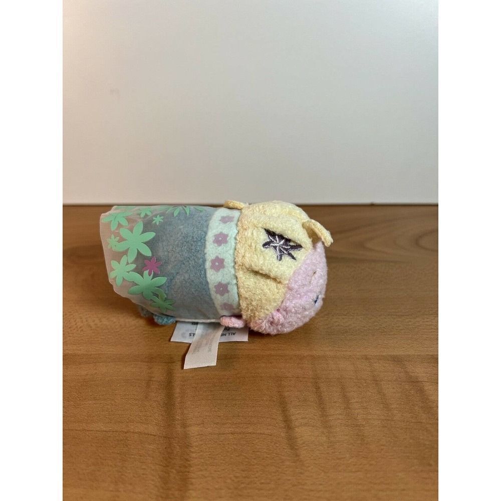 Disney Tsum Tsum Elsa Frozen Fever 3.5” Mini Plush From Olaf Bag Set Snow Queen